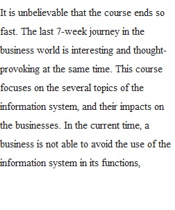 Business Information Systems-DQ 7